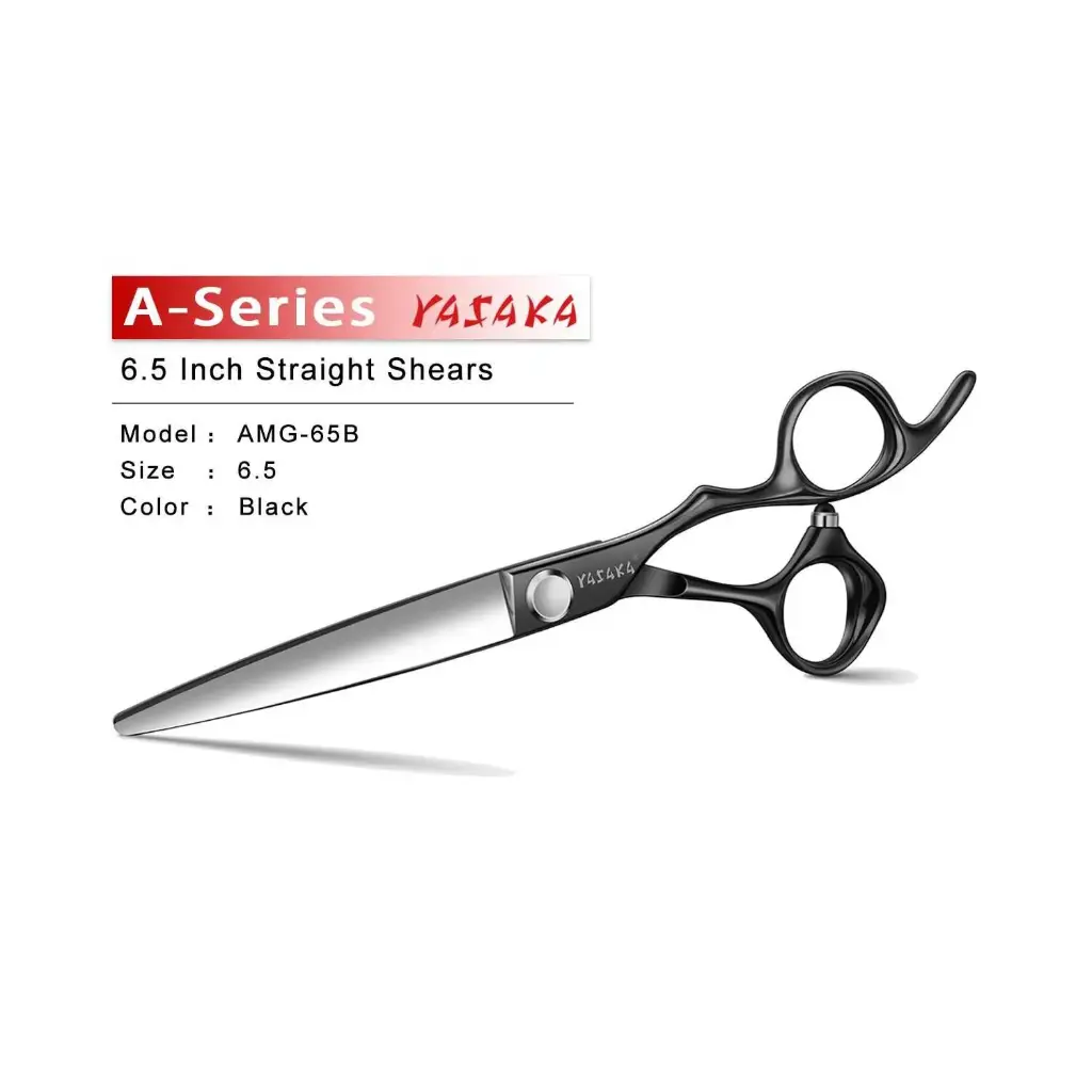 YASAKA 6" Thinning Shears for Hair Cutting with 16 Teeth Sharp Blade, Ultra Sharp Convex Blade,Cobalt Steel Thinning Scissors,Barber Texturizing Scissors For Men Women Salon& Home,Black
